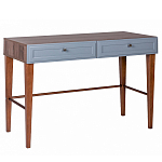 Стол письменный из массива бука с 2-мя ящиками серый Wenge Light варинант исполнения - 1 | Loft Concept в Челябинске