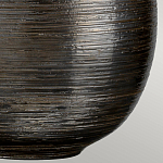 Настольная лампа с круглым фарфоровым основанием ручной работы с покрытием глазурью и белым абажуром из искусственного шелка Elstead Lighting варинант исполнения - 5 | Loft Concept в Челябинске