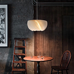 Подвесной светильник с белыми изящными декоративными лепестками Volumetric Petal Lamp варинант исполнения - 3 | Loft Concept в Челябинске