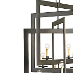 Люстра из пересекающихся квадратных элементов Intersecting Squares варинант исполнения - 1 | Loft Concept в Челябинске