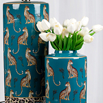 Ваза фарфоровая с крышкой Leopard Ccollection варинант исполнения - 4 | Loft Concept в Челябинске