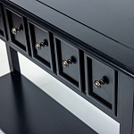 Черная консоль с выдвижными ящиками Monica варинант исполнения - 3 | Loft Concept в Челябинске