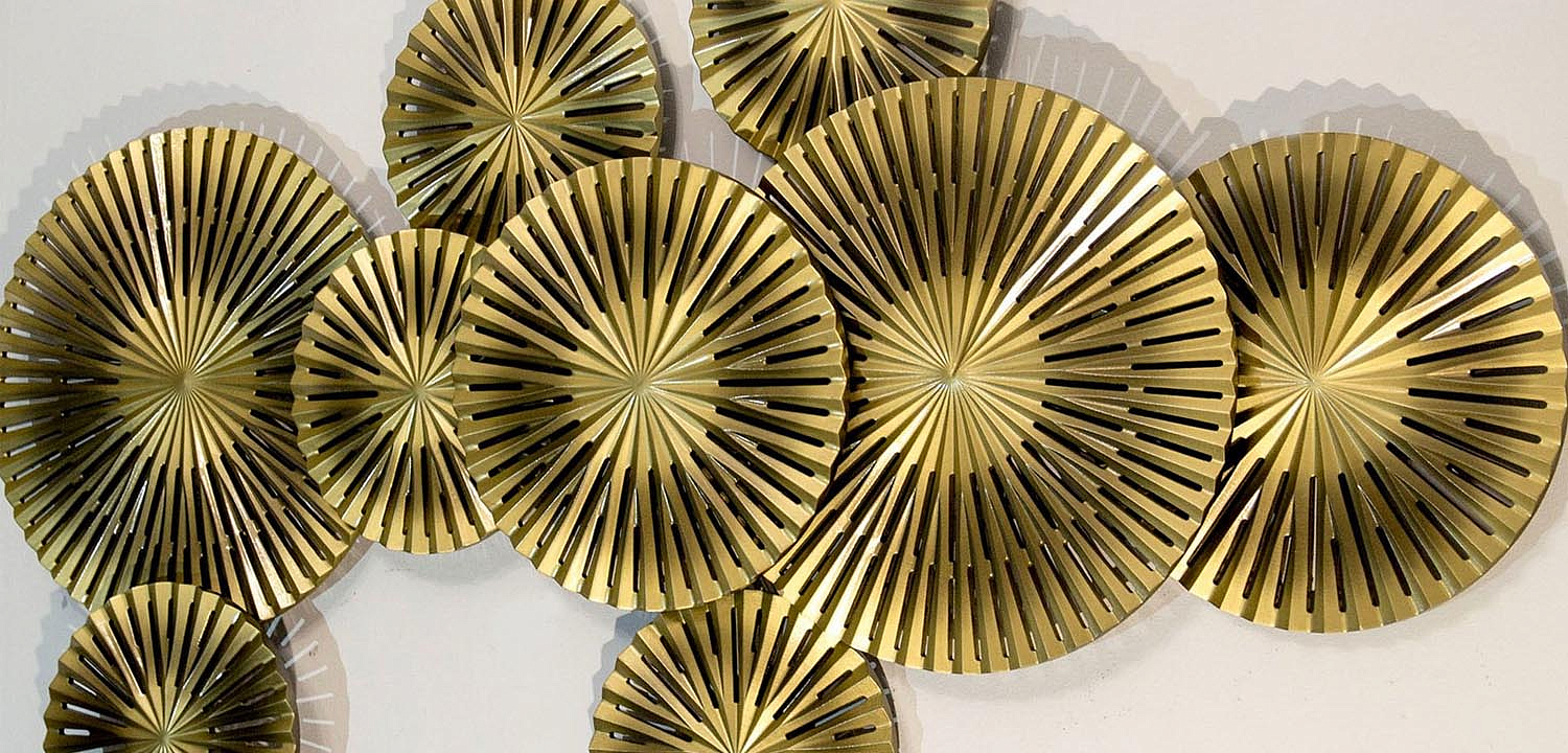 Арт-объект Apollo Brown and Gold Wall Plaque Disc gap 9 Арт-объект Apollo Brown and Gold Wall Plaque Disc gap 9 - Loft-Concept в Челябинске