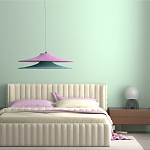 Подвесной вязаный светильник в двухцветном исполнении «Двойной Токио»  варинант исполнения - 1 | Loft Concept в Челябинске