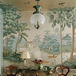 Обои ручная роспись River Scenes of Bengal Kolkata варинант исполнения - 1 | Loft Concept в Челябинске