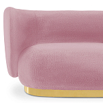 Диван с обивкой из искусственного меха Ambrose Soft Sofa варинант исполнения - 4 | Loft Concept в Челябинске