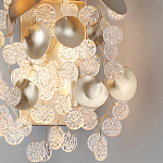 Бра с декоративными подвесками из прозрачного стекла в форме монеток FAIRYTREE Light варинант исполнения - 4 | Loft Concept в Челябинске