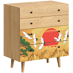 Комод с принтом на ящиках Elise Chest of Drawers варинант исполнения - 16 | Loft Concept в Челябинске