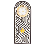 Часы подарочные настольные в виде погона Генерала из натурального камня Змеевик Silver Military Clock варинант исполнения - 4 | Loft Concept в Челябинске