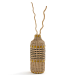 Ваза декоративная из натурального плетеного бамбука Bamboo Decor 42 варинант исполнения - 1 | Loft Concept в Челябинске