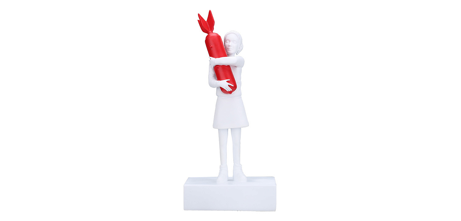 Статуэтка Banksy Bomb Hugger Sculpture Red Статуэтка Banksy Bomb Hugger Sculpture Red - Loft-Concept в Челябинске