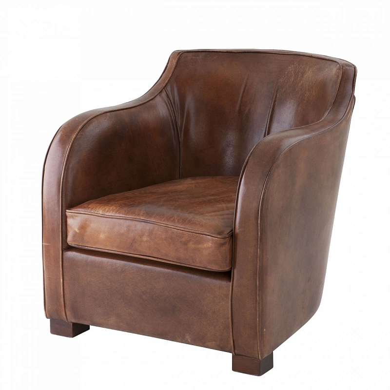 Кресло Eichholtz Chair Berkshire Коричневый Кресло Eichholtz Chair Berkshire Коричневый в Челябинске | Loft Concept