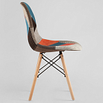 Стул с обивкой в технике пэчворк DSW варинант исполнения - 3 | Loft Concept в Челябинске