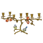 Бронзовый подсвечник на 7 свечей Eden Garden варинант исполнения - 1 | Loft Concept в Челябинске