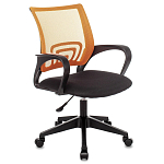 Офисное кресло с основанием из черного пластика Desk chairs Orange варинант исполнения - 1 | Loft Concept в Челябинске