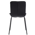 Стул черный с обивкой из велюра Black Archie Chair варинант исполнения - 4 | Loft Concept в Челябинске