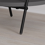 Стол приставной с 2-мя круглыми столешницами цвета антрацит ESSEL SIDE TABLE ANTHRACITE варинант исполнения - 2 | Loft Concept в Челябинске