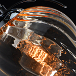 Подвесной светильник со стеклянном плафоном в форме бокала Kaleido варинант исполнения - 10 | Loft Concept в Челябинске