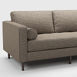 Мебельная ткань Шенилл коричневый цвет 142 см T4-54 варинант исполнения - 5 | Loft Concept в Челябинске