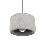 Подвесной светильник с цилиндрическим фактурным абажуром Sergey Makhno варинант исполнения - 1 | Loft Concept в Челябинске