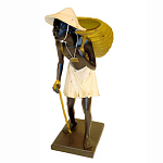 Фигурка африканского рабочего Plantation варинант исполнения - 1 | Loft Concept в Челябинске
