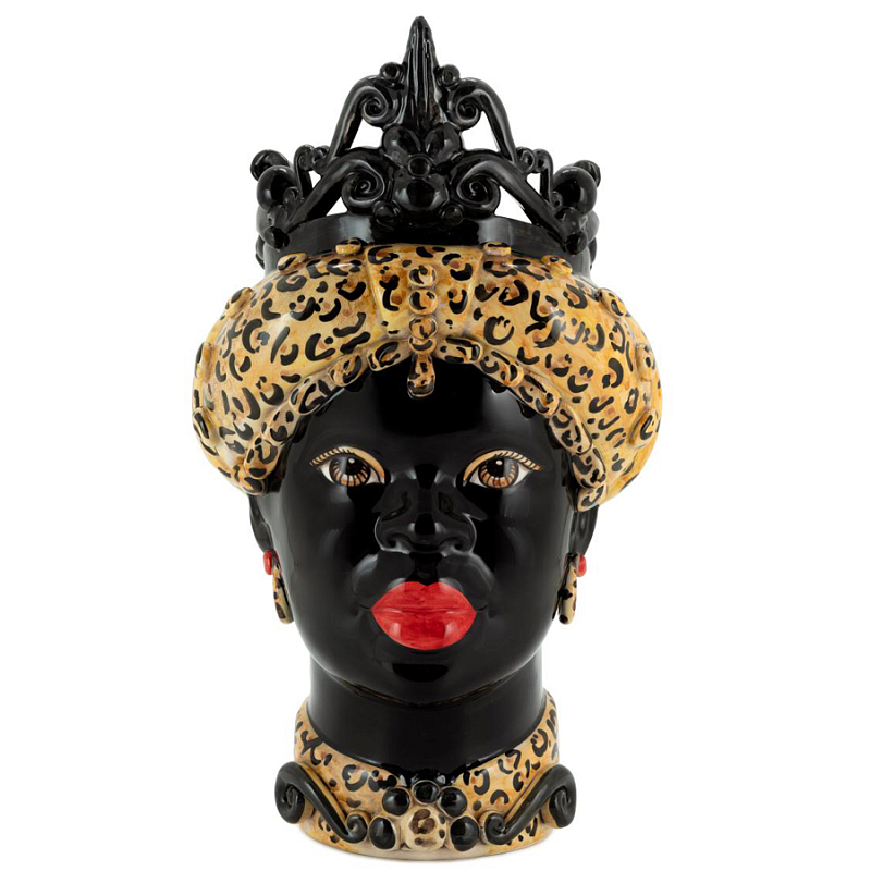 Ваза Abhika VASE MORO LADY MEDIUM Коричневый Ваза Abhika VASE MORO LADY MEDIUM Коричневый в Челябинске | Loft Concept