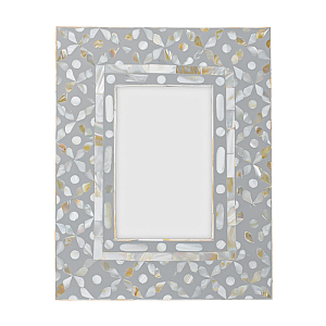 Рама для фото Bone Inlay Pearl Gray S