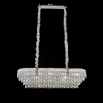 Люстра овальная с каскадом из прозрачного хрусталя Constant Sparks варинант исполнения - 3 | Loft Concept в Челябинске