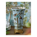 Ваза из фарфора с бронзовыми элементами Tropical Garden варинант исполнения - 6 | Loft Concept в Челябинске