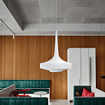 Подвесной вязаный белый светильник «Лампа Марракеша» варинант исполнения - 4 | Loft Concept в Челябинске