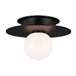 Потолочный светильник с шарообразным плафоном из белого матового стекла Generation Lighting варинант исполнения - 2 | Loft Concept в Челябинске