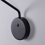 Бра с длинным чёрным металлическим каркасом Bendik Lighting варинант исполнения - 6 | Loft Concept в Челябинске