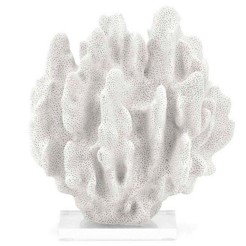 Статуэтка Coral Sponge Белый Прозрачный в Челябинске | Loft Concept 