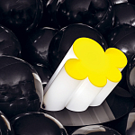 Настольная дизайнерская лампа Poltronova Passiflora Yellow Table Lamp варинант исполнения - 8 | Loft Concept в Челябинске