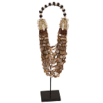 Этническое ожерелье из ракушек и круглых бусин Aboriginal Long Necklace Shells варинант исполнения - 1 | Loft Concept в Челябинске