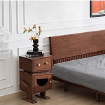 Тумбочка прикроватная с ящиком и дверцей Робот Robot Desk варинант исполнения - 8 | Loft Concept в Челябинске