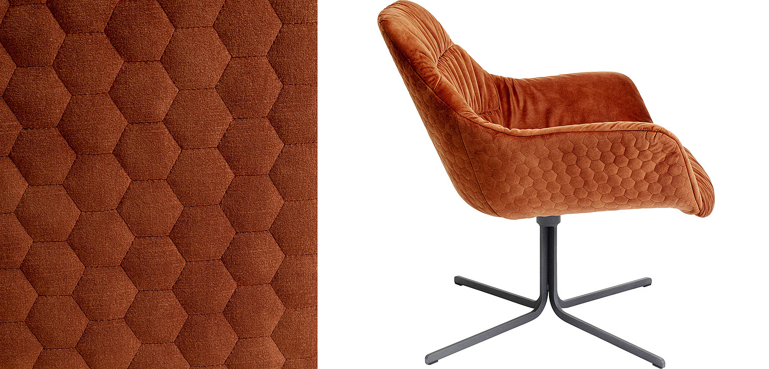 Кресло вращающееся Cinnamon Honeycomb - Loft-Concept в Челябинске