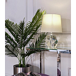 Настольная лампа с кремовым абажуром на граненном основании Crystal Facets варинант исполнения - 1 | Loft Concept в Челябинске