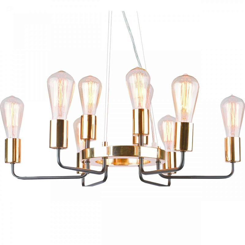 Люстра Gold Stick Chandelier Глянцевое золото Люстра Gold Stick Chandelier Глянцевое золото в Челябинске | Loft Concept