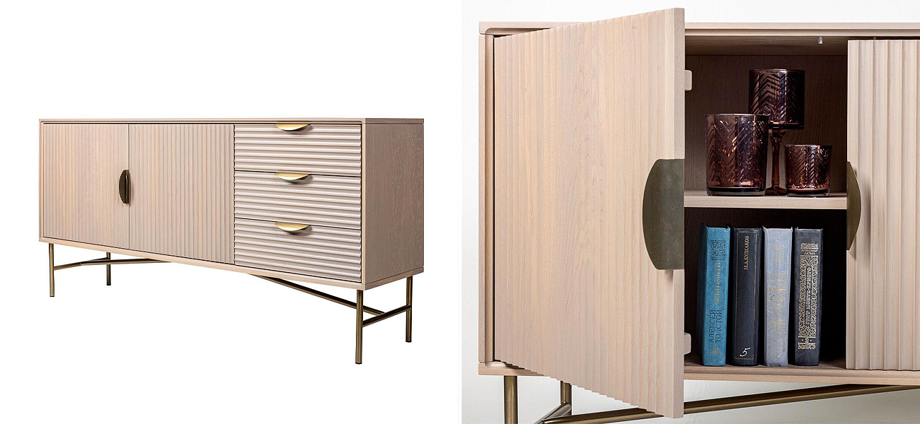 Комод Antique Order Бежевый Шпон Дуба Комод Antique Order Бежевый Шпон Дуба - Loft-Concept в Челябинске