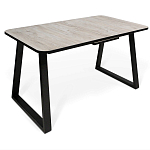 Стол обеденный раздвижной с прямоугольной бежевой столешницей Magali варинант исполнения - 1 | Loft Concept в Челябинске