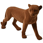 Декоративная статуэтка коричневый флок Сheetah Statuette варинант исполнения - 1 | Loft Concept в Челябинске