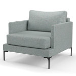 Мебельная ткань Шенилл голубой цвет 138 см T4-20 варинант исполнения - 8 | Loft Concept в Челябинске