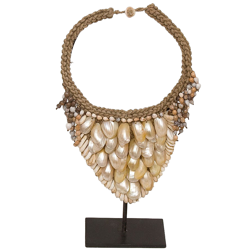 Этническое ожерелье с перламутровыми ракушками Mother of Pearl Shell Necklace Бежевый Перламутровый Этническое ожерелье с перламутровыми ракушками Mother of Pearl Shell Necklace Бежевый Перламутровый в Челябинске | Loft Concept