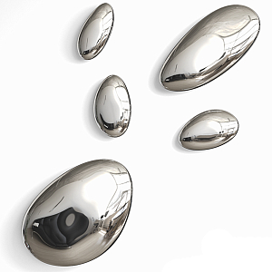 Абстрактная скульптура на стену в виде капли воды Water Outline