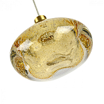 Подвесной светильник с прозрачным стеклянным плафоном округлой формы Effervia  варинант исполнения - 12 | Loft Concept в Челябинске