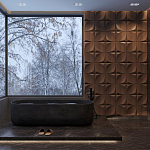 Гипсовая 3D панель с принтографией PM-22 варинант исполнения - 1 | Loft Concept в Челябинске