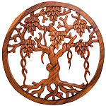 Панно из дерева Wood Panel With Trees варинант исполнения - 1 | Loft Concept в Челябинске