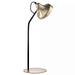 Настольная лампа с плафоном в форме купола в сочетании черного и золотистого цвета Minimalist Execution варинант исполнения - 3 | Loft Concept в Челябинске