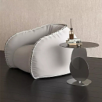 Дизайнерский журнальный стол с основанием из круглых элементов Lirod варинант исполнения - 2 | Loft Concept в Челябинске